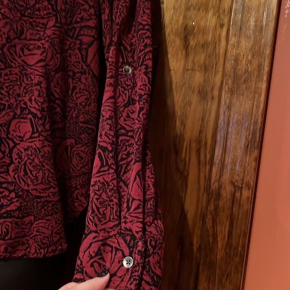 Rock & Republic Floral Button Up Tunic - Picture 4 of 9